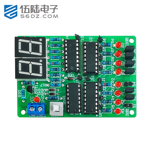 伍陆电子BCD码加法译码显示套件