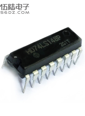 直插 HD74LS148P DIP-16芯片 逻辑信号芯片