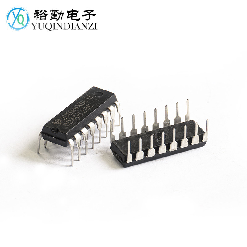直插 cd4052be hef4052 dip-16 多路复用器/信号分离器