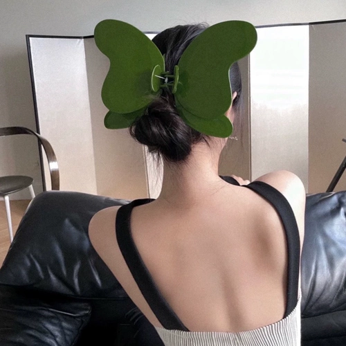 Super Big Butterfly поймала CC Song Song Yanxuan's Head, Книга Xioxiaohong, та же самая зеленая бабочка