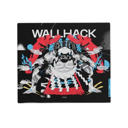 WALLHACK沃哈克SP005 WOK22钢化玻璃鼠标垫电竞游戏FPS专用超大号