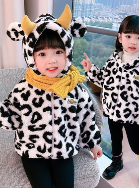 带帽有帽不可拆女聚酯纤维4岁棉袄/棉服
