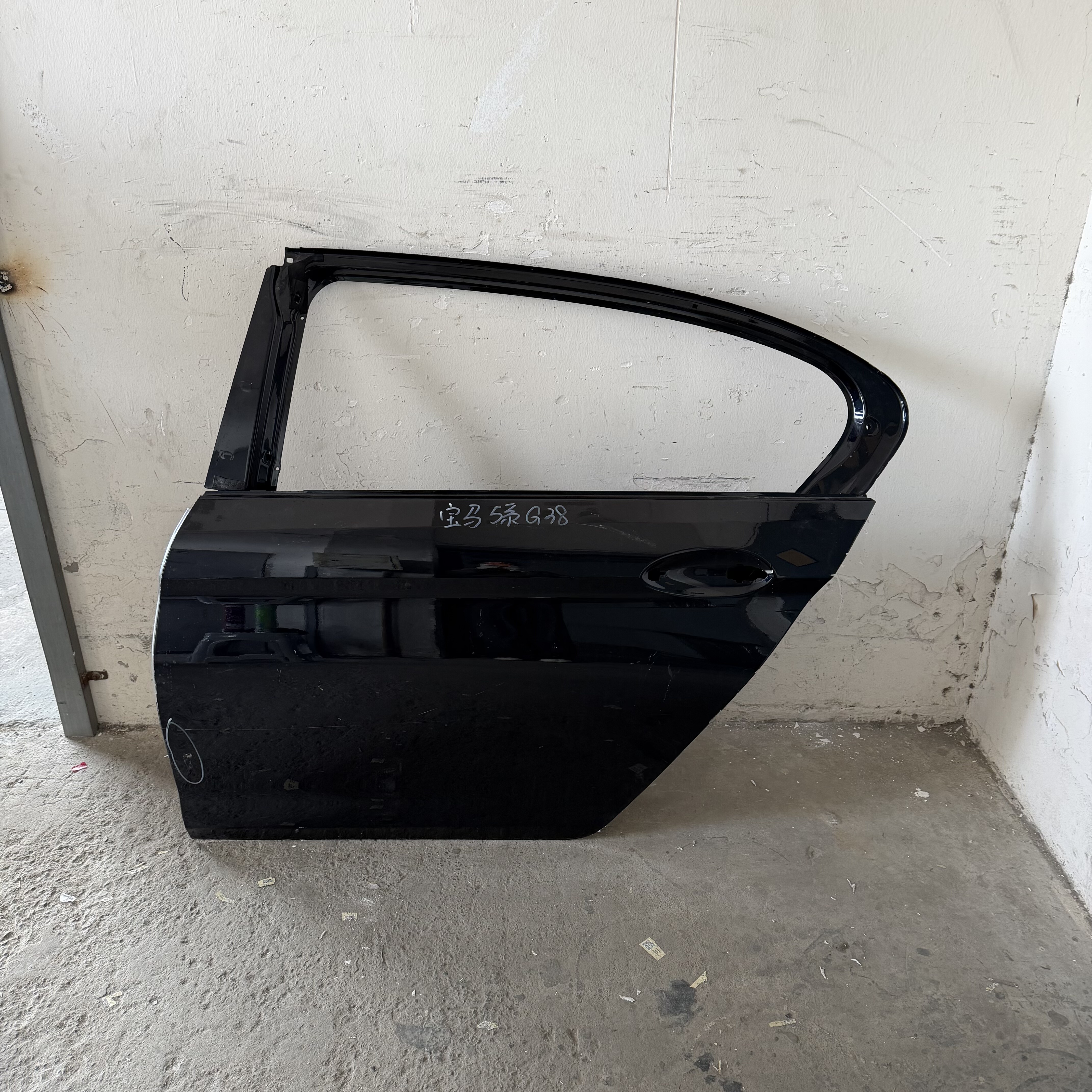 宝马5系车门原厂拆车件精品件原车漆G38左后门壳面上小伤钣金件铝