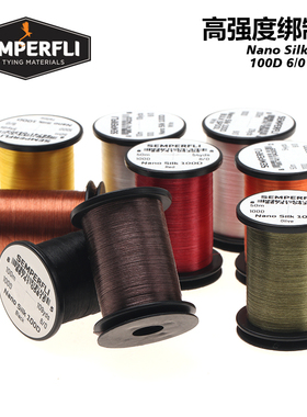 Semper Fli 100D超强GSP绑线 Nano Silk 100 Denier Predator 6/0