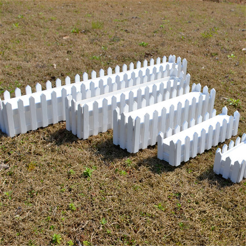 仿真花餐厅幼儿园家居装饰木栅栏