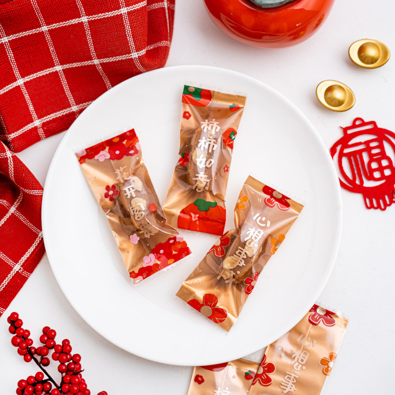 如意加厚糖果包装袋烘焙太妃牛轧糖咖啡糖一次性机封袋单独糖纸