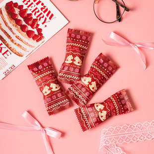 奢华加厚铝膜牛轧太妃糖袋机封袋咖啡糖果包装一次性单独自封袋子