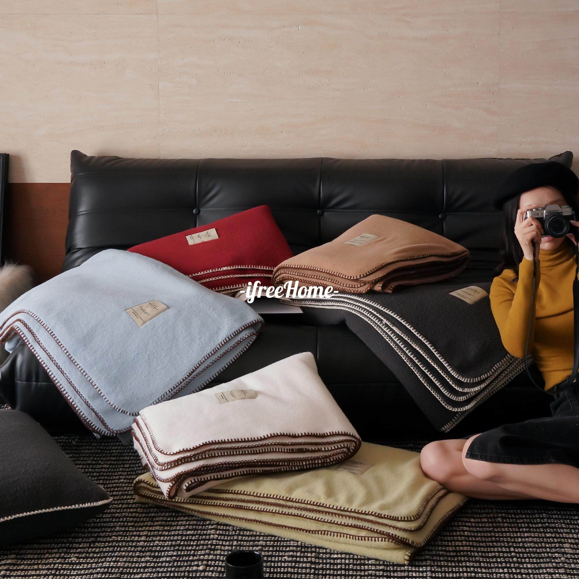 北欧极简秋冬薄款仿生羊毛绒毛毯单双人沙发盖毯保暖办公室午睡毯,床上用品,休闲毯/毛毯/绒毯,淘宝优惠券,粉丝福利购,淘宝优惠卷