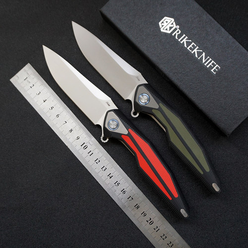 RikeknifeTulay一体G10柄折刀