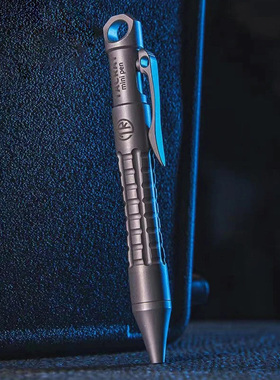 钛合金迷你笔随身中性笔EDC签字笔枪栓笔mini短笔黑色墨水笔芯