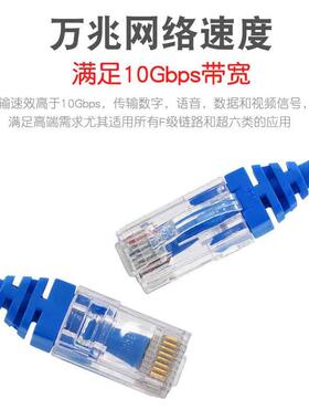 日极A细柔软跳线SPG6a多股万KRV兆超类N线IPPON CAT6 高速细线纯