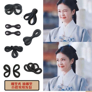 古风明制造型填充饱满后脑勺一体式懒人发包古装后压宋制假发髻