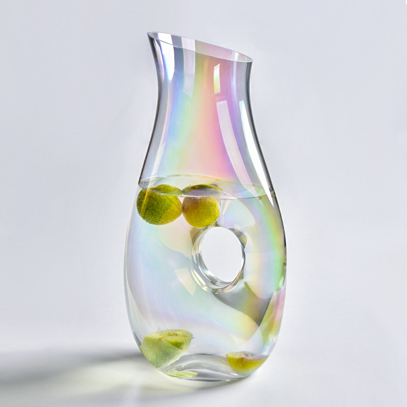 清仓！水晶玻璃醒酒器欧式轻奢带把家用红酒分酒器冷饮果汁果茶壶