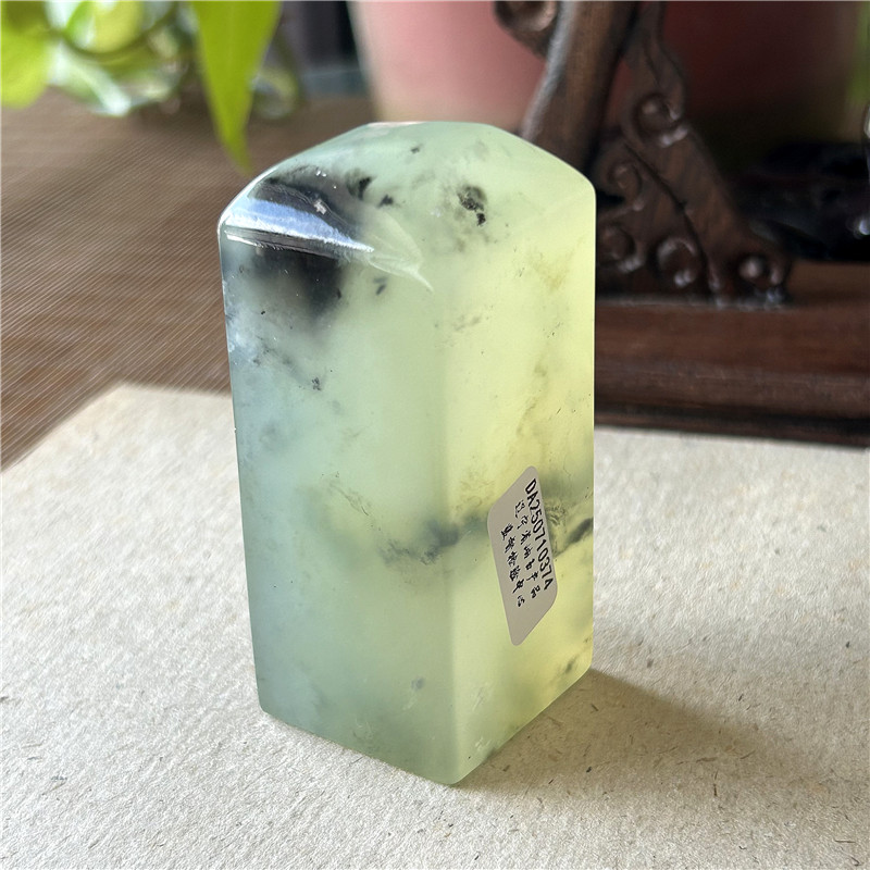 天然玉石印章岫玉大印章一物一图绘画书法印篆刻印章方章玉石章料