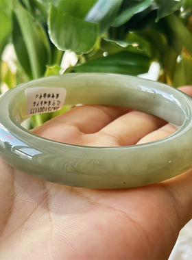 天然和田玉手镯56口黄口料原物实拍玉石手镯A货正品和田玉手镯子