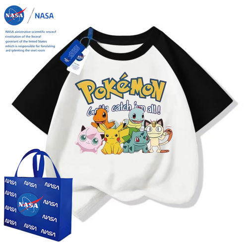 NASA联名宝可梦皮卡丘短袖T恤
