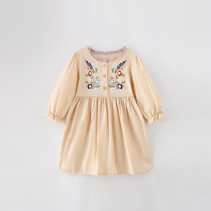 女童长袖连衣裙2025春秋新款欧美外贸童装洋气儿童裙子纯棉公主裙,童装/婴儿装/亲子装,连衣裙,淘宝优惠券,粉丝福利购,淘宝优惠卷