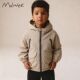 跨境malwee男童风衣秋冬新款 秋上衣 欧美中小童连帽潮牌男孩拉链衫