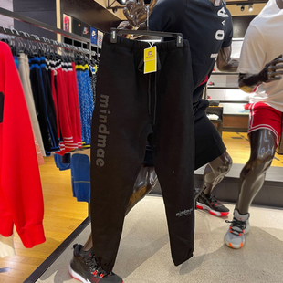 情侣装 Lisa姐姐美国代购 男女同款 纯棉黑色卫裤 MINDMAE