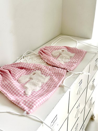 BottleBunny双肩格子小