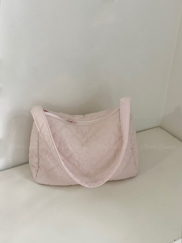 BottleBunny’绗棉花朵慵懒小麻将遛弯包单肩包