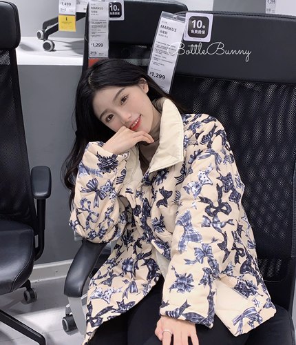 BottleBunny蝴蝶结可爱棉服