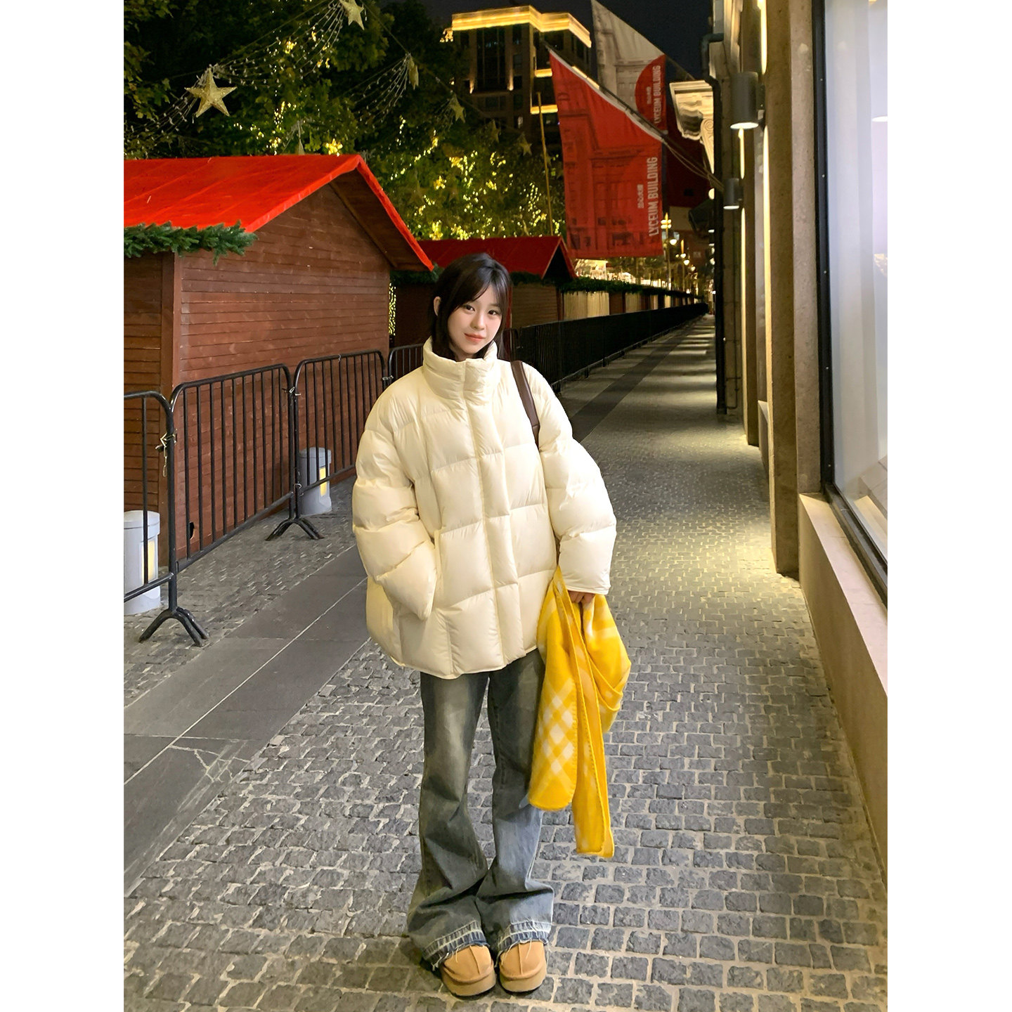 Adan 新国标90面包立领羽绒服女冬季韩系休闲保暖小个子泡芙外套,女装/女士精品,羽绒服,淘宝优惠券,粉丝福利购,淘宝优惠卷