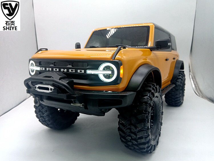 SHIYE DCS-BRONCO TRX4 리마 러닝 워터 스티어링 링키지 라이트 세트 FORD BRONCO 모델 자동차 라이트