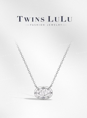 TWINS LULU轻奢气质时尚椭圆形项链TSJ11433
