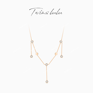 时尚 蜂巢链 轻奢精致颈链蜂巢项链TSJ7895 LULU TWINS