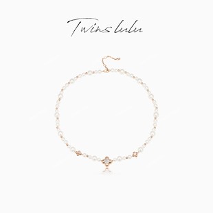 珠珠四叶项链TSJ9929 百搭经典 TWINS LULU轻奢气质时尚