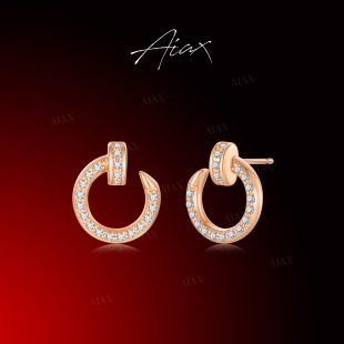 TWINS 钉子耳环TSL2621 LULU高定轻奢简约时尚