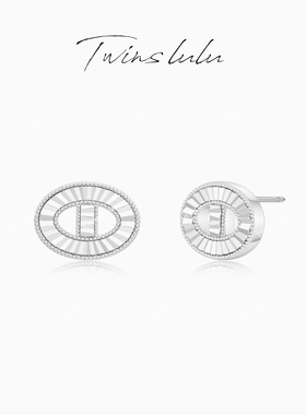 TWINS LULU经典气质精致猪鼻子耳环TSL2988