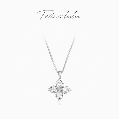 TWINSLULU高级感百搭四叶项链