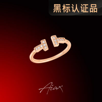TWINSLULU精致T形开口戒指