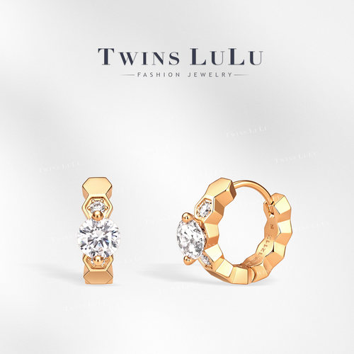 TWINS LULU气质小众饰品轻奢风耳环TSL12112
