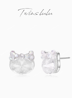 TWINS LULU【猫咪】时尚精致设计感猫咪耳环TSL11524