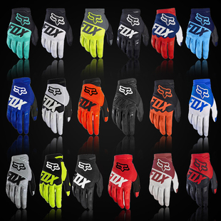 FOX骑行手套成人山地车越野摩托装 备大童平衡车户外运动长指薄款
