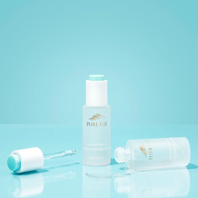 Pure Fiji斐济原装玻尿酸精华液30ml保湿紧致抗皱纹精华 蓝盖