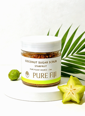 Pure Fiji斐济原装去角质糖砂膏磨砂膏60ml身体去鸡皮保湿滋润