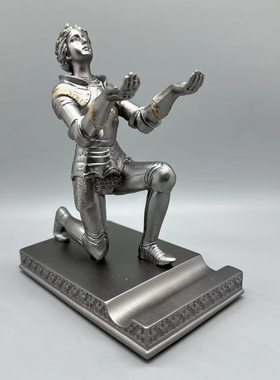 Fate FGO Grand圣女贞德动漫卡通多功能手机耳机支架笔架桌面摆件