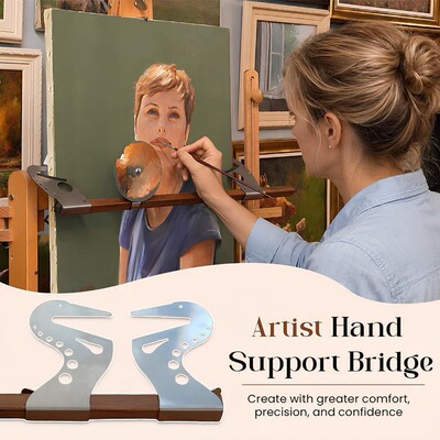 新品 Artist Hand Bridge 画家手部支撑桥木质工艺品实用工具