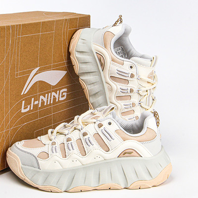 李宁经典休闲鞋女子曲奇鞋运动鞋