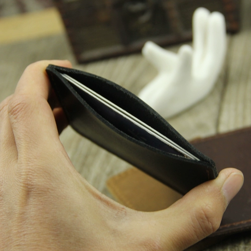 Маленький защитный чехол ручной работы, кожаный мультяшный чехол для проездного и картхолдер