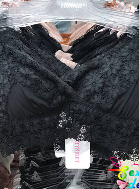 6ixty8ight专柜正品 无钢圈蕾丝美背薄垫内衣文胸 三色8F9BR07460