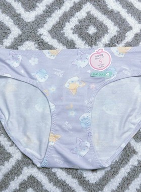 119元5条6ixty8igh专柜正品薰衣草莫代尔印兔兔内裤底裤PT14026