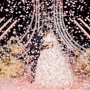 间用礼花筒璀璨星河羽毛礼炮结婚花瓣雨酒吧礼炮婚礼喷花筒