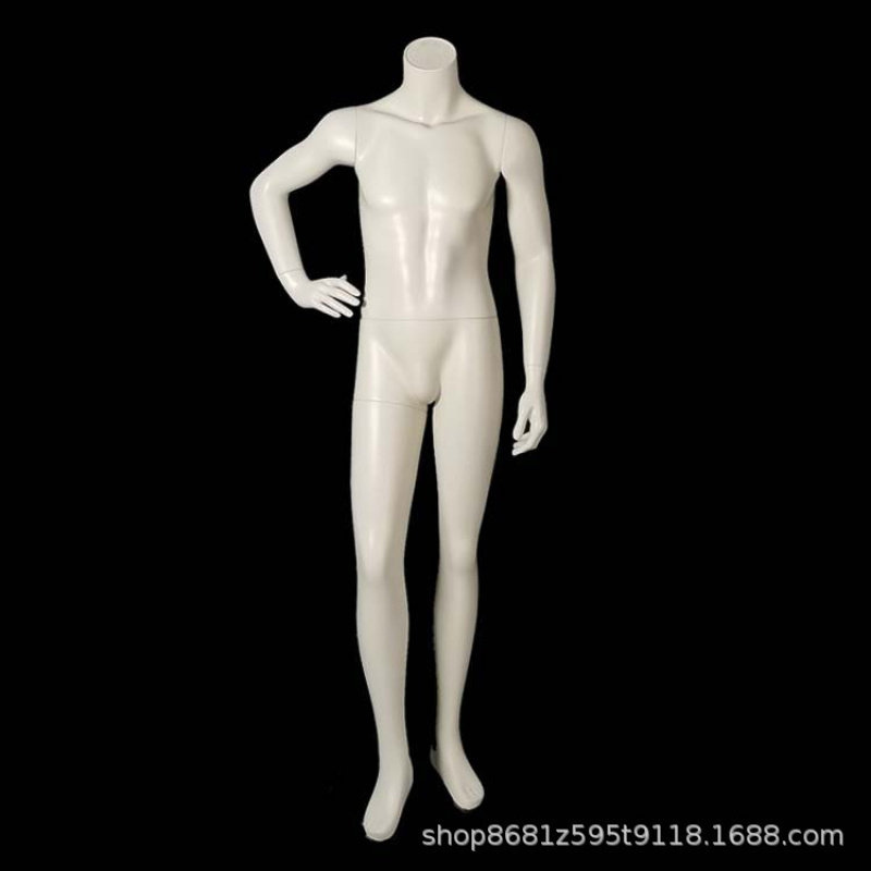 白色男模展示架440646