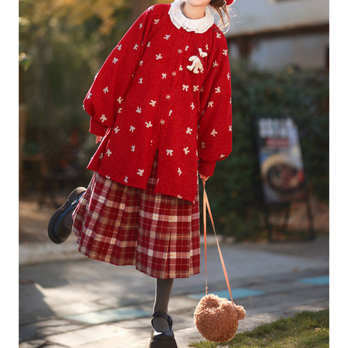 宴山亭汉服 蝴蝶结小姐 明制圆领衫 日常汉服上新9折