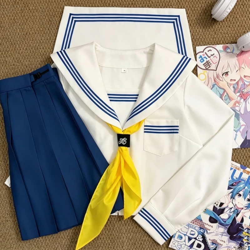 大婶家正版JK水手服短裙套装